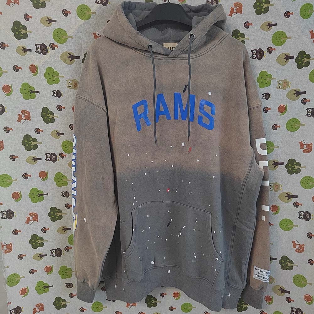 Gallery Dept LA Rams 90s Vintage Gray Hoodie